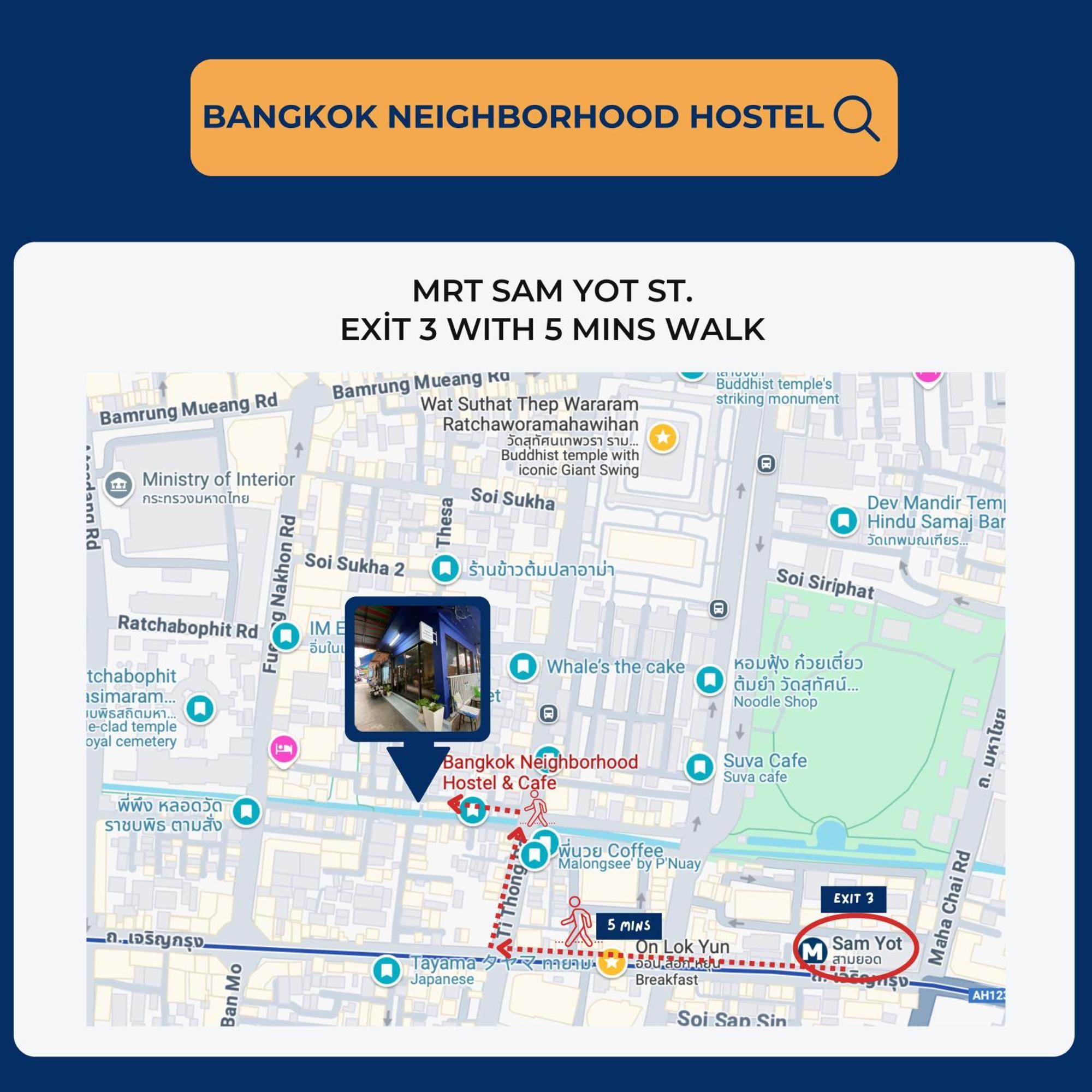 Bangkok Neighborhood Hostel Eksteriør billede